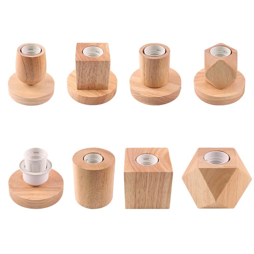 AUGUSTINE Giá Đỡ Đèn Ngủ 8 Kiểu Bằng Gỗ Phong Cách Bohemian Dành Cho Phòng Khách / Phòng Ngủ