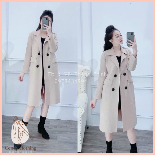 Áo Khoác Dạ Ép Cendy Clothing Chất Liệu Cao Cấp Thời Trang Thu Đông - CD138