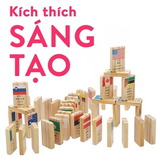 100 quân cờ domilo các nước cho bé.