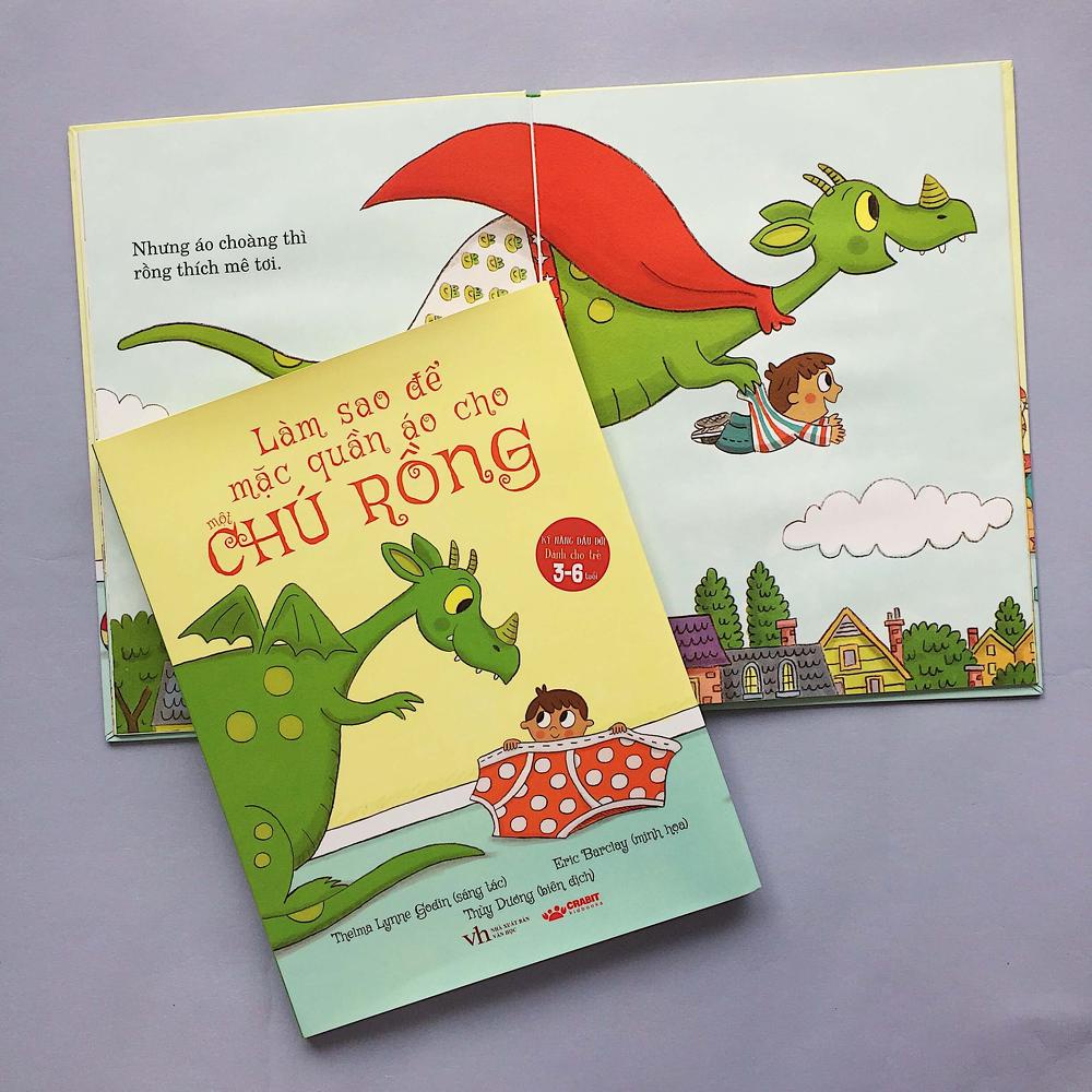 Sách - Làm sao để mặc quần áo cho một chú rồng - Crabit Kidbooks