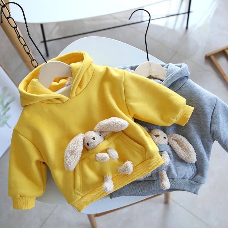 Áo Hoodie Cho Bé Trai Và Bé Gái Túi Gấu 5 Đến 32Kg NaNa Store