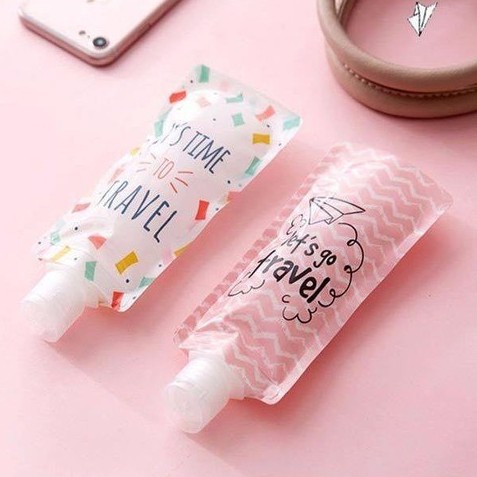 Túi/ Lọ Chiết Dầu Gội Sữa Tắm/ Dầu Xả/ Lotion - Tuýp Chiết Mỹ Phẩm Đa Năng Dễ Thương Molangshop