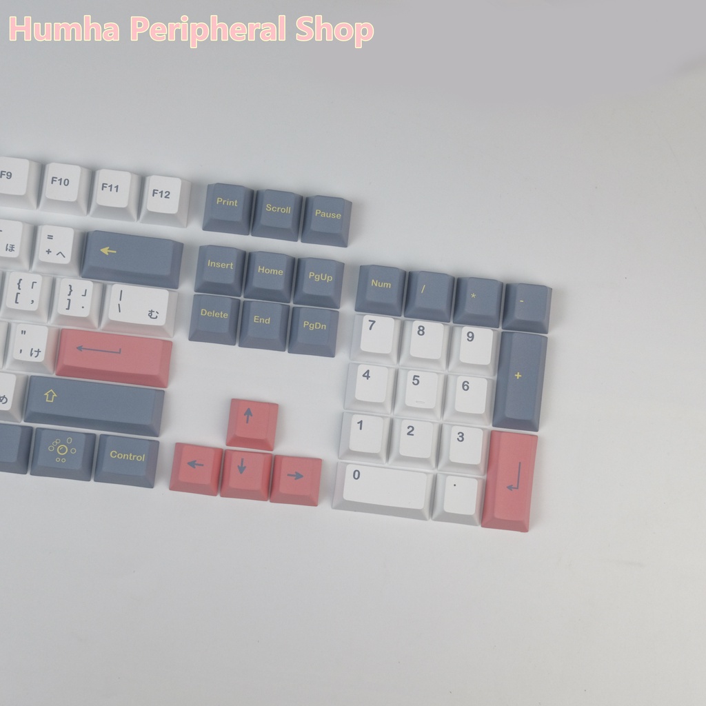 Bàn Phím Cơ Humha Momo Yume R1 140 Phím Chất Liệu PBT Nhuộm Màu Xinh Xắn