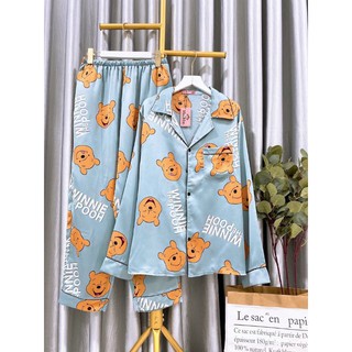 Bộ pijama Satin lụa bigsize tay dài