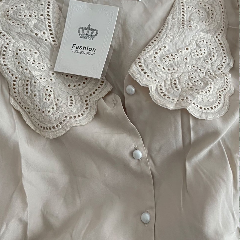 Set áo và chân váy chữ A phong cách mùa thu Pháp thanh lịch