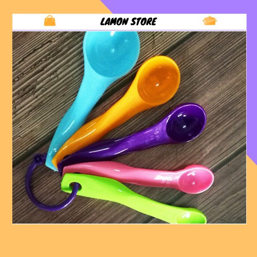 Bộ thìa đong nhà bếp set 5 cái 2460 Lamon Store