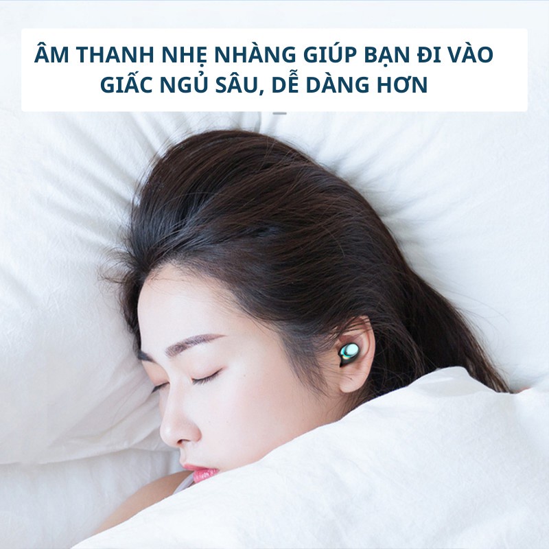 Tai nghe Bluetooth AMOI F9 PRO bản QUỐC TẾ chạm cảm ứng chống nước IPX5 chống ồn tai nghe không dây cao cấp