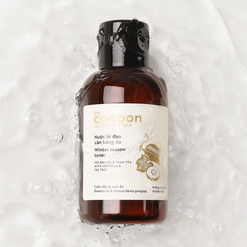 Combo Gel rửa mặt bí đao cocoon 140ml + Toner bí đao cocoon 140ml