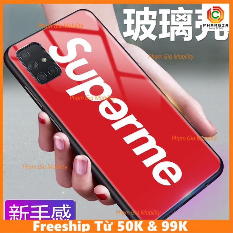 Ốp Lưng Kính Cường Lực Chống Rơi Vỡ Cho Samsung Galaxy A71 A51 superme