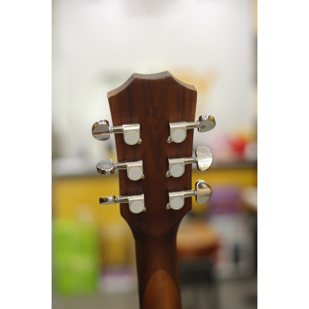 Đàn Guitar Acoustic LuthierV LV150 Full Solid - Tặng Kèm Bao Đàn,Capo,Pick Lục Chỉnh Cần Đàn Guitar