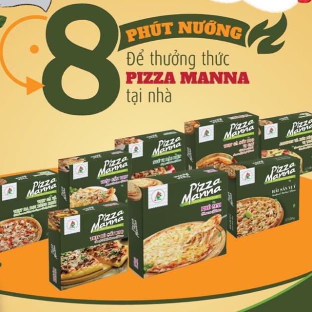 Pizza Manna - nhiều vị béo thơm chuẩn vị hộp 120g chính hãng