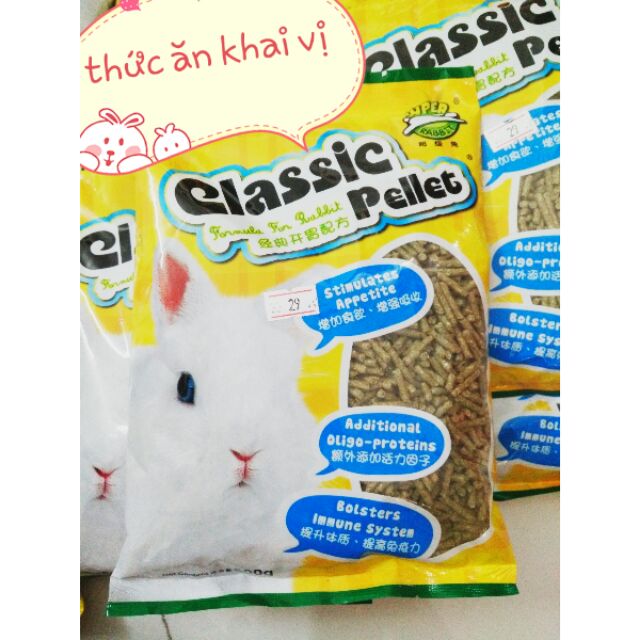 Thức ăn cỏ nén Classic pellet 500gr - 1kg - 2.5kg dành cho thỏ, bọ