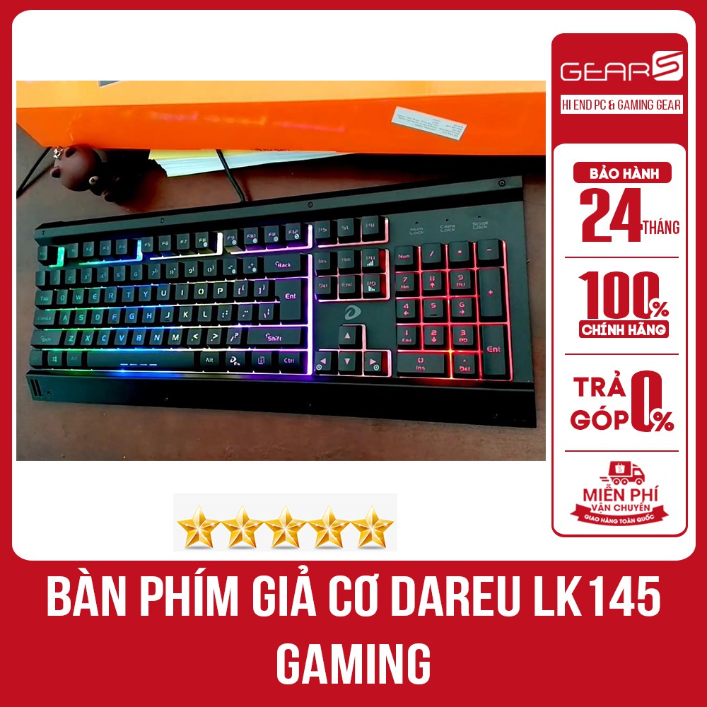 Bàn Phím Gaming DareU LK145 Mai Hoàng Bảo hành 24 T