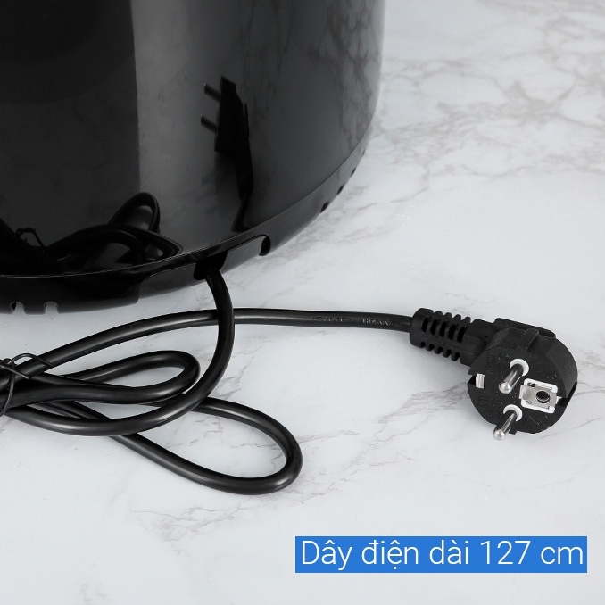 [Mã ELHADEV giảm 4% đơn 300K] Nồi chiên không dầu Mishio MK-220 1500W 5 lít - BH chính hãng 24 tháng