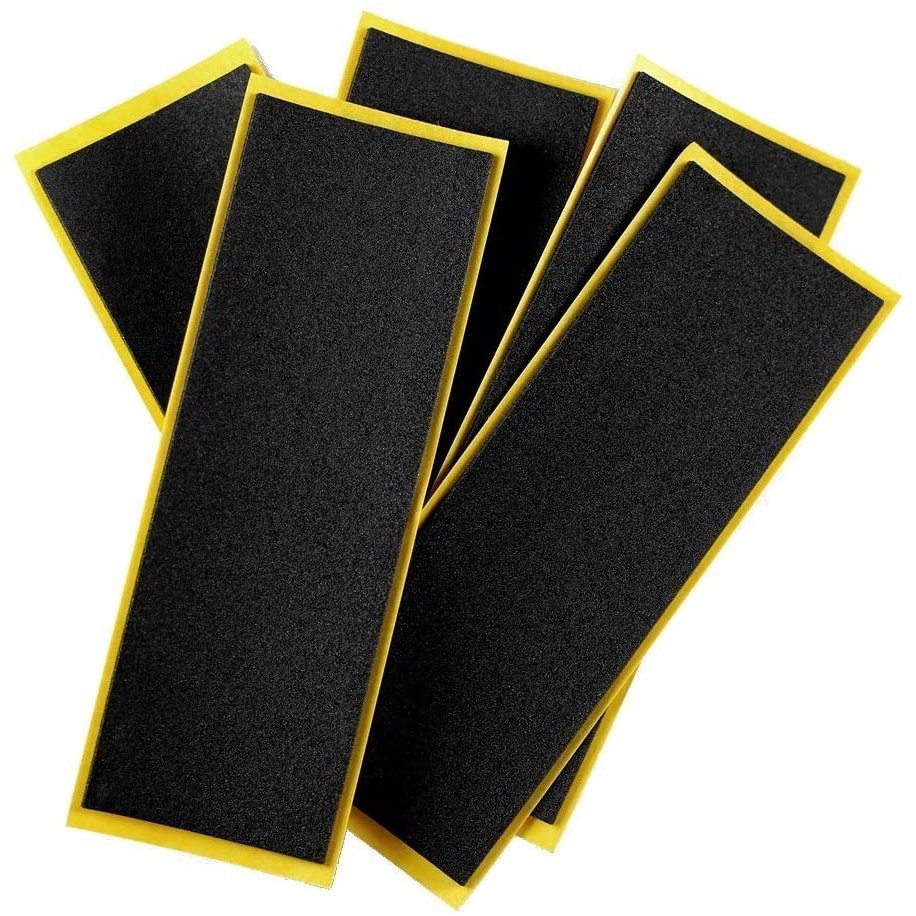 Tấm Foam grip tape cho ván trượt tay fingerboard LOẠI TỐT ĐẾ VÀNG (mua 10 tặng 1)