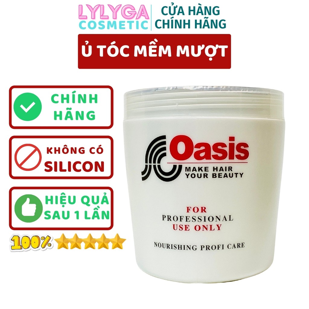 Kem ủ tóc hấp tóc OASIS 1000ML LOẠI 1 Nội Địa Trung - Dầu Xả, mặt nạ chăm sóc tóc mềm mượt phục hồi tự nhiên UT12