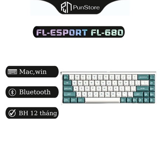 Bàn phím cơ FL-Esports FL680SAM Aqua Green Hàng Chính Hãng (Switch Gateron Cap)