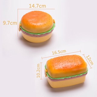 Cute hamburger shaped lunch box