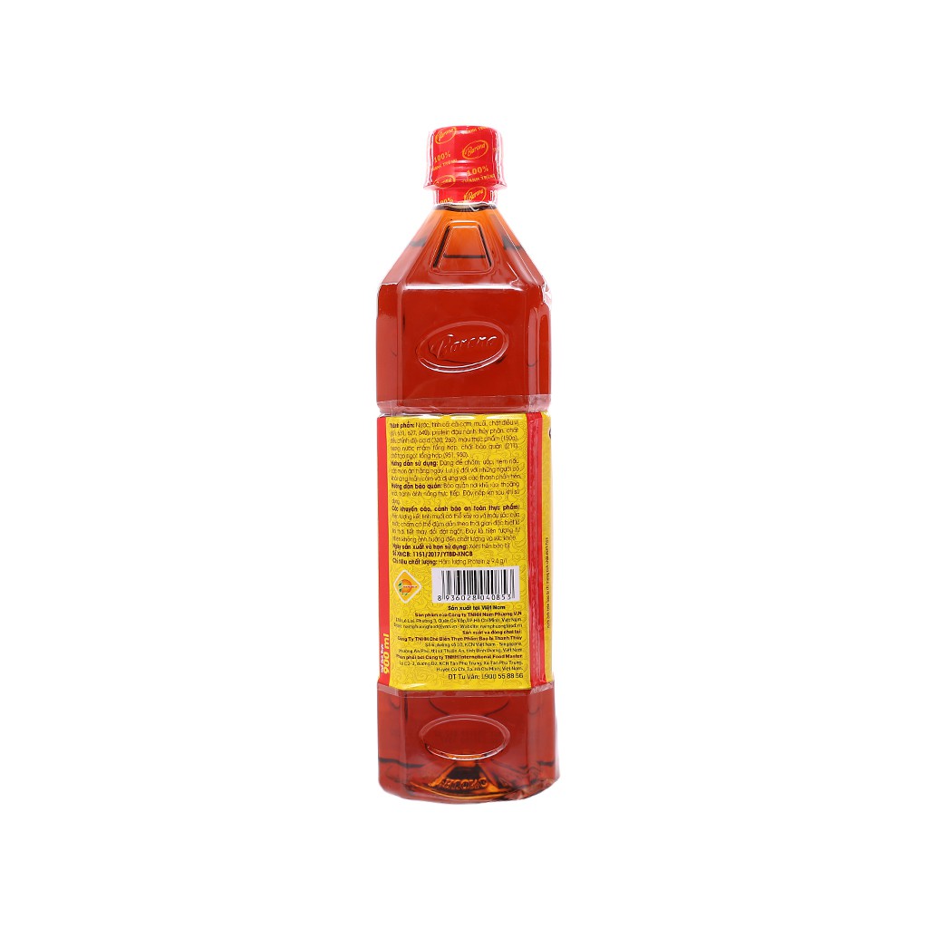 Nước Chấm Thủy Ngư Barona 900ml, 1 thùng (15 chai)