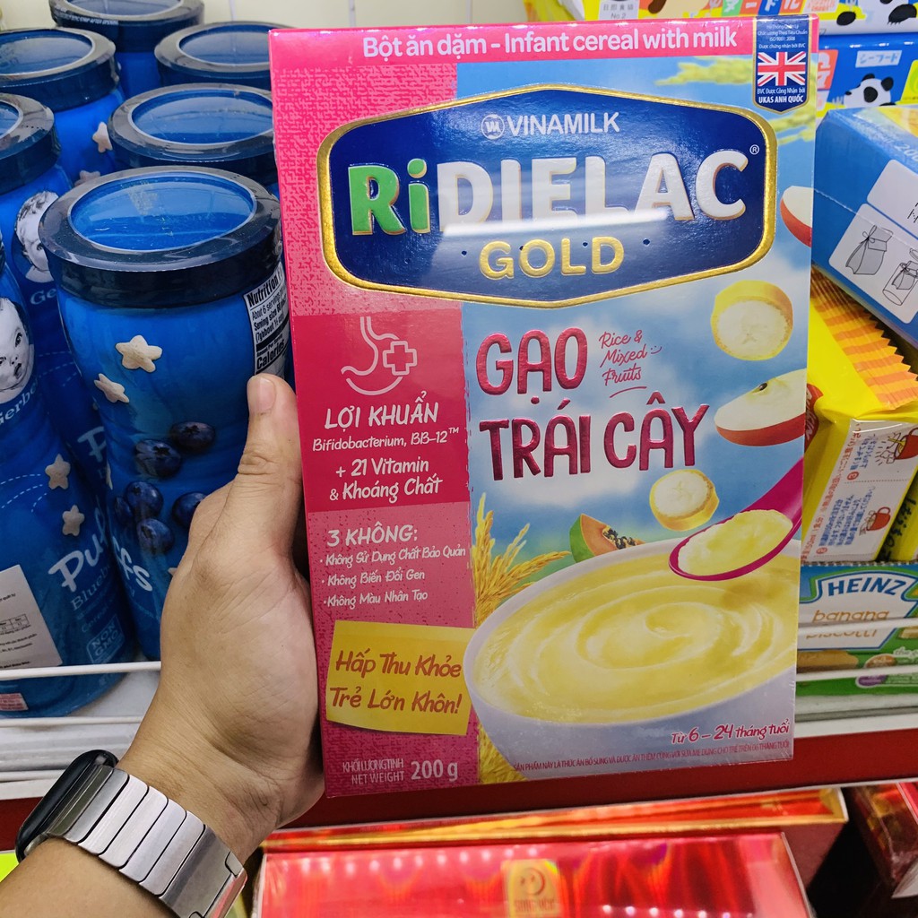 Bột Ăn Dặm Vinamilk Ridielac 200G đủ loại