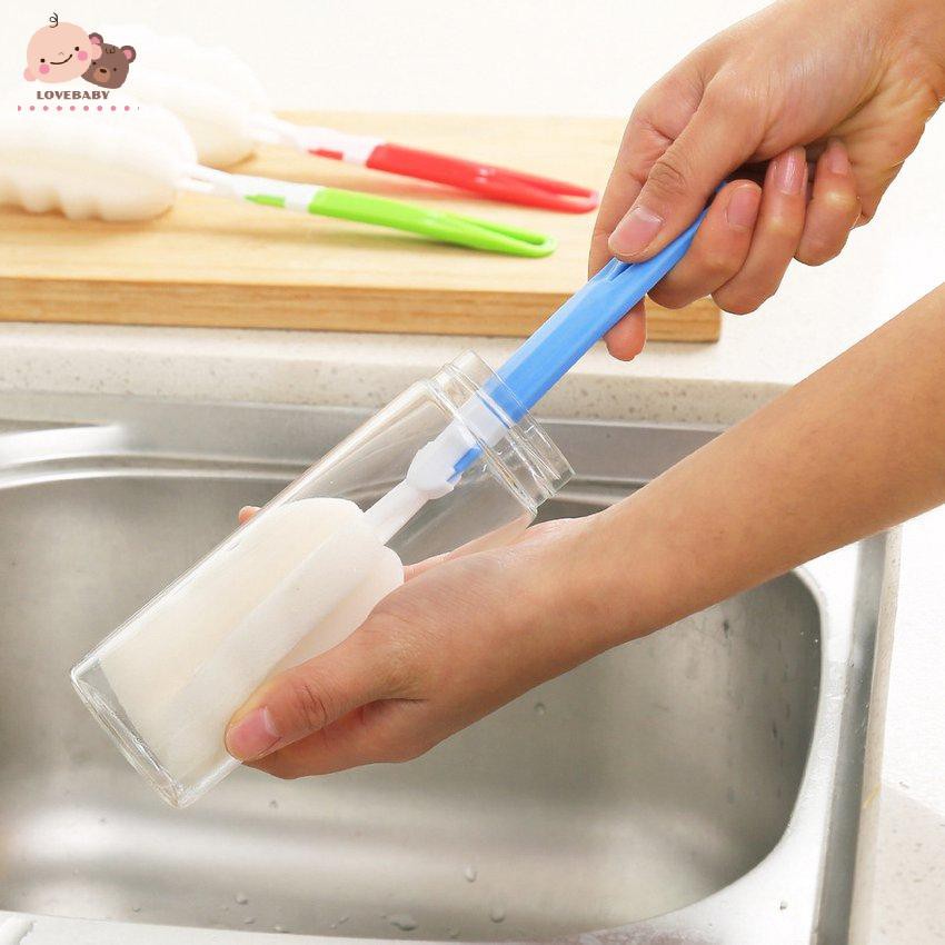 Cọ Vệ Sinh Ly Tách Có Tay Cầm Tiện Lợi