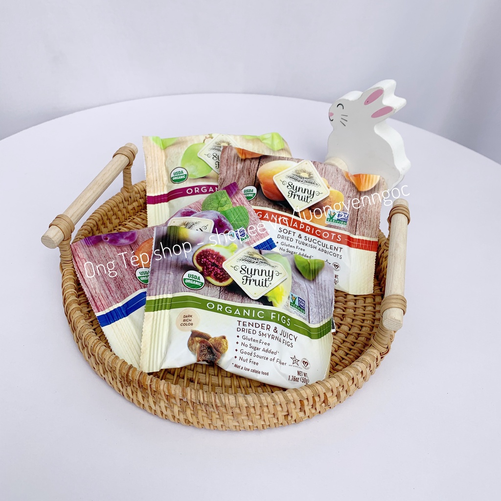 Mận khô hữu cơ, nho khô, sung khô, mơ khô Sunny Fruit