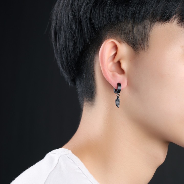 Bông Tai Nam Titan Không Đen TT 1416 - 1 cặp