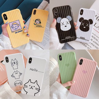 Pvn10113 ốp iphone silicon vali nổi sọc 3d mèo nvd90