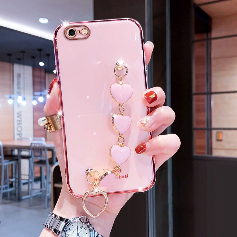 Ốp lưng iphone6 iphone6s iphone 6 plus iphone 6s plus Ốp Điện Thoại Silicon Mềm Có Dây Đeo Cổ Tay Cho iphone 6 6s 6 plus 6s plus