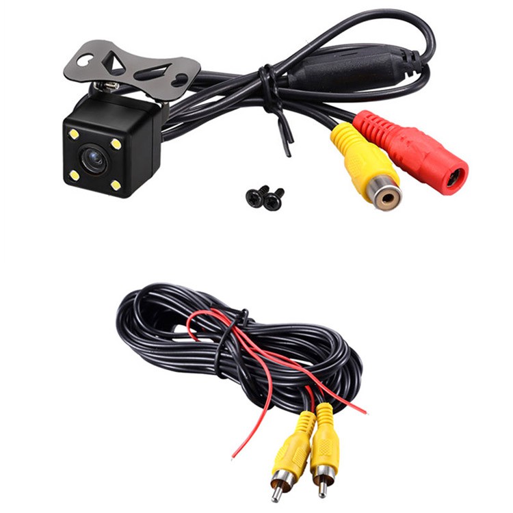 Bộ Màn Hình Gấp LCD 4.3" Và Camera Lùi 4 Led Siêu Nét Cho Ô Tô BSJ-4062