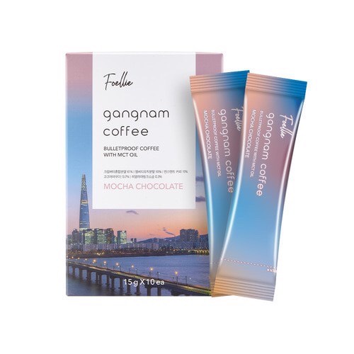 Hộp 10 Gói Cà Phê Giảm Cân HƯƠNG MOCHA COCO Foellie Gangnam Coffee ( 15g x 10 gói )