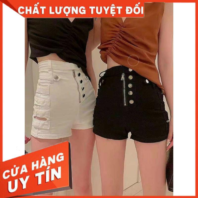 [Mã FAGREEN55 giảm 10% tối đa 30K đơn 99K] 🌈FREESHIP🌈 Quần Short cạp cao phối 5 nút và dây kéo chính giữa. | BigBuy360 - bigbuy360.vn