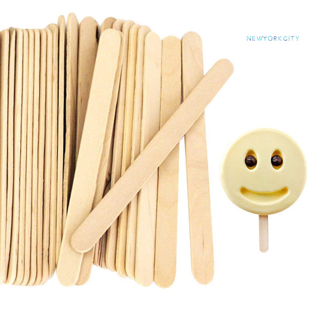 Set 50 Que Gỗ Làm Kem Thủ Công