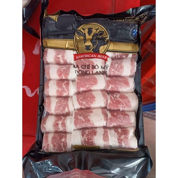 KHAY 500G BA CHỈ BÒ MỸ