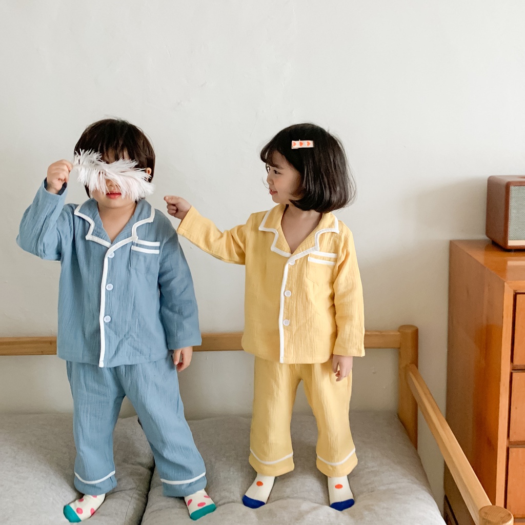 (8-20kg) Đồ bộ cho bé quần áo pijama QATE764 - đồ bộ bé trai và đồ bộ bé gái dài tay TB72
