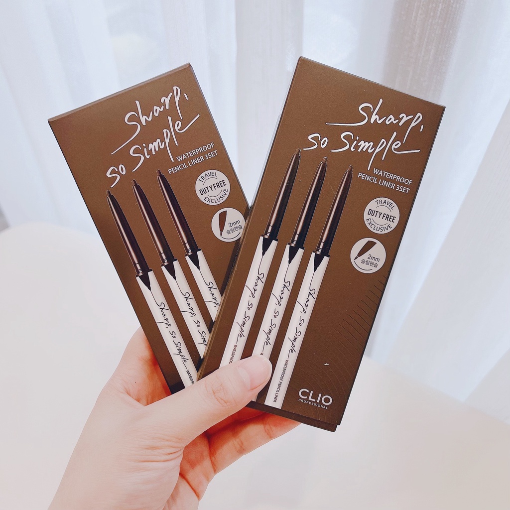 Chì Kẻ Mắt Clio Chống Thấm Nước