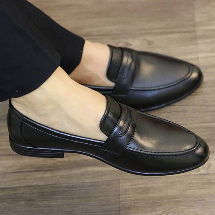 Giày Da Nam Công Sở - Giày Lười Nam Đẹp Lx-02
