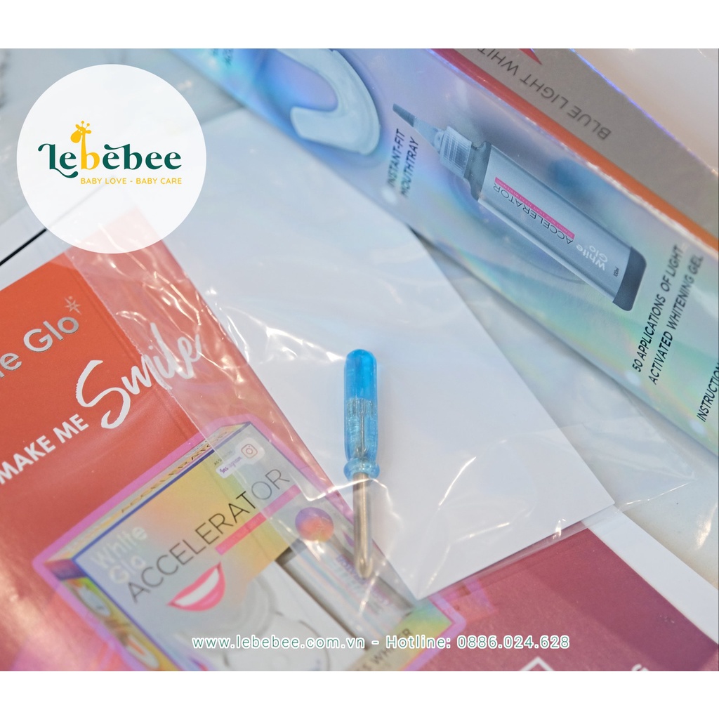 Set ngậm trắng răng White Glo Accelerator của Úc