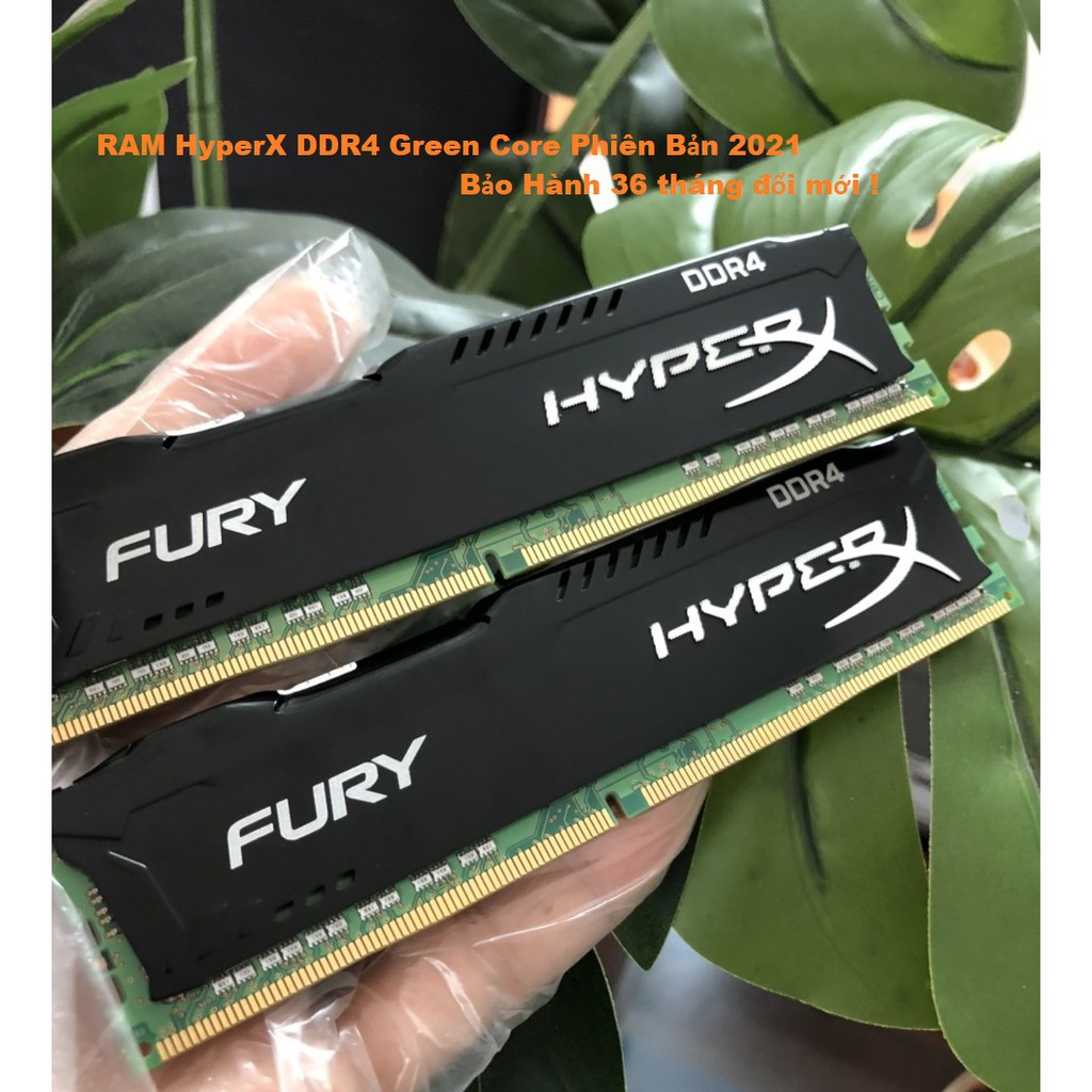 Ram kingston HyperX Fury DDR4 8GB Bus 2400MHz Dùng Cho Máy Tính Để Bàn PC Desktop  Bảo Hành 36 Tháng 1 Đổi 1
