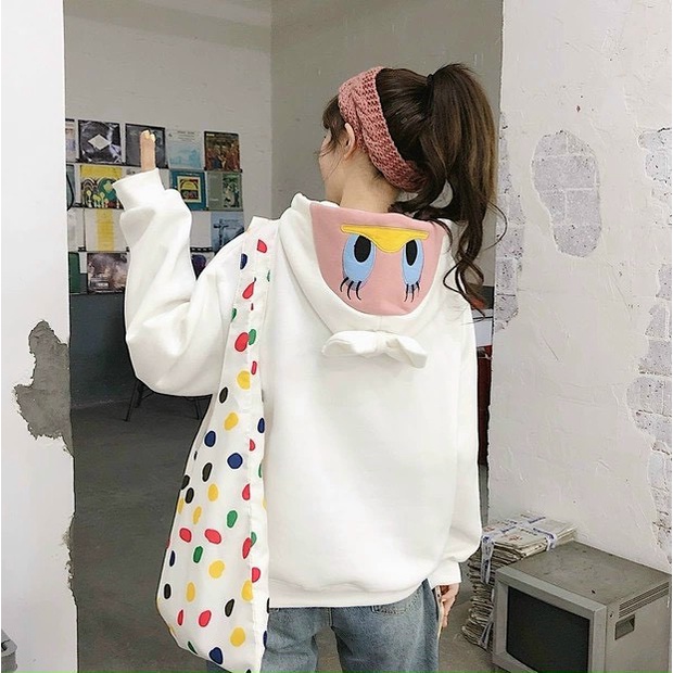 ÁO HOODIE IN VỊT DỄ THƯƠNG FROM &lt;58KG