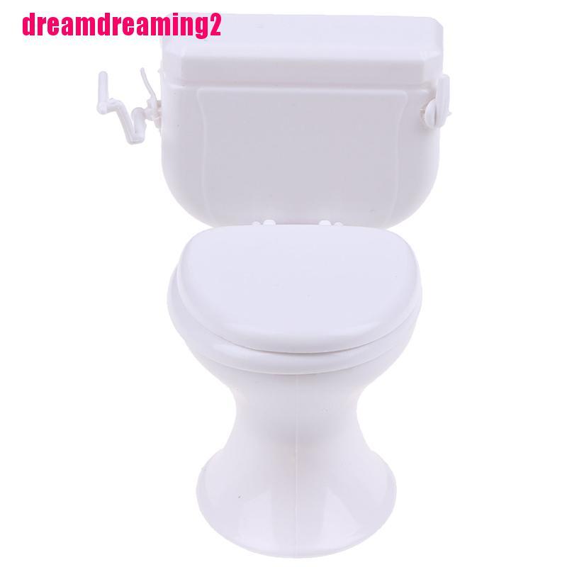 Mô Hình Toilet mini Dễ Thương Trang Trí Nhà Búp Bê