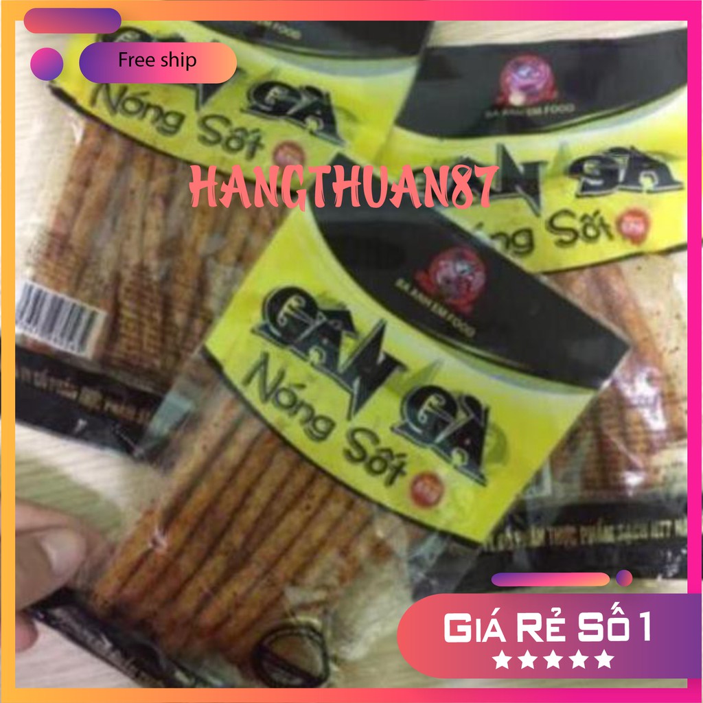 Snack gân gà nóng sốt siêu ngon