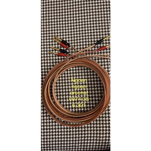 Cặp Dây loa bắp chuối càng cua hàng cao cấp HI-END nhập khẩu