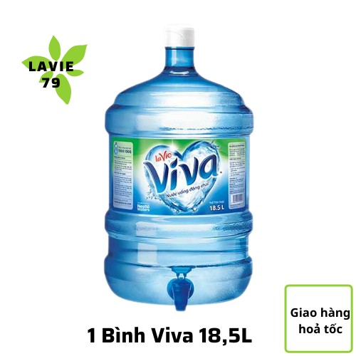 Bình nước uống có vòi Viva 18,5 lít - Nước khoáng thiên nhiên - Lavie79