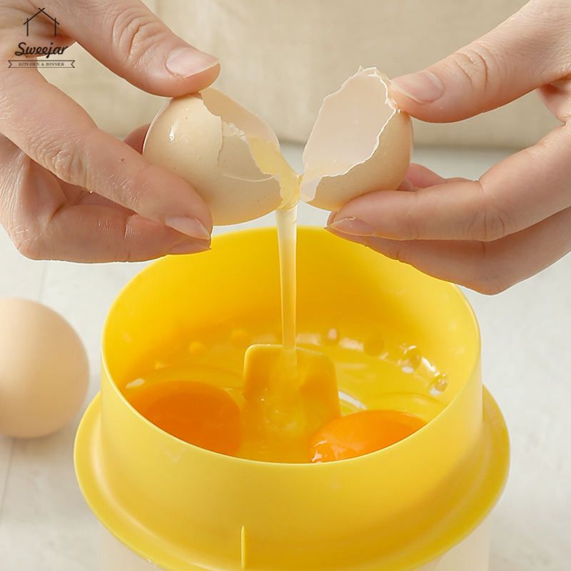 Dụng cụ tách lòng đỏ trứng SWEEJAR nhựa PP có kèm tô