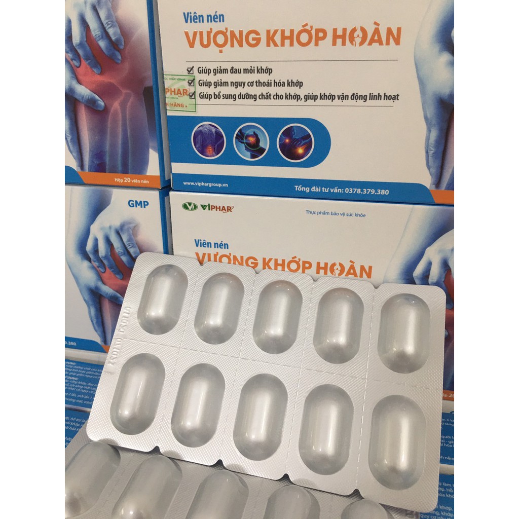 VƯỢNG KHỚP HOÀN GIÚP GIẢM ĐAU KHỚP, KHÔ KHỚP, CỨNG KHỚP, THOÁI HOÁ KHỚP, TÁI TẠO VÀ NUÔI DƯỠNG SỤN KHỚP