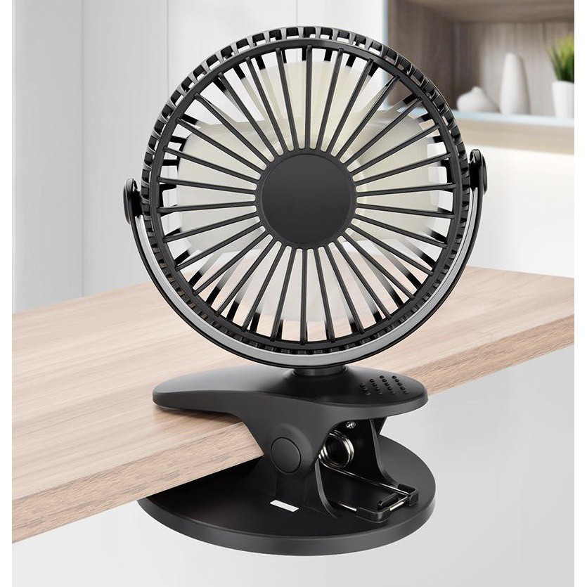 Quạt mini tích điện -quạt để bàn xoay 360 siêu nhiều gió Bảo hành 3 tháng 1 đổi 1 | BigBuy360 - bigbuy360.vn