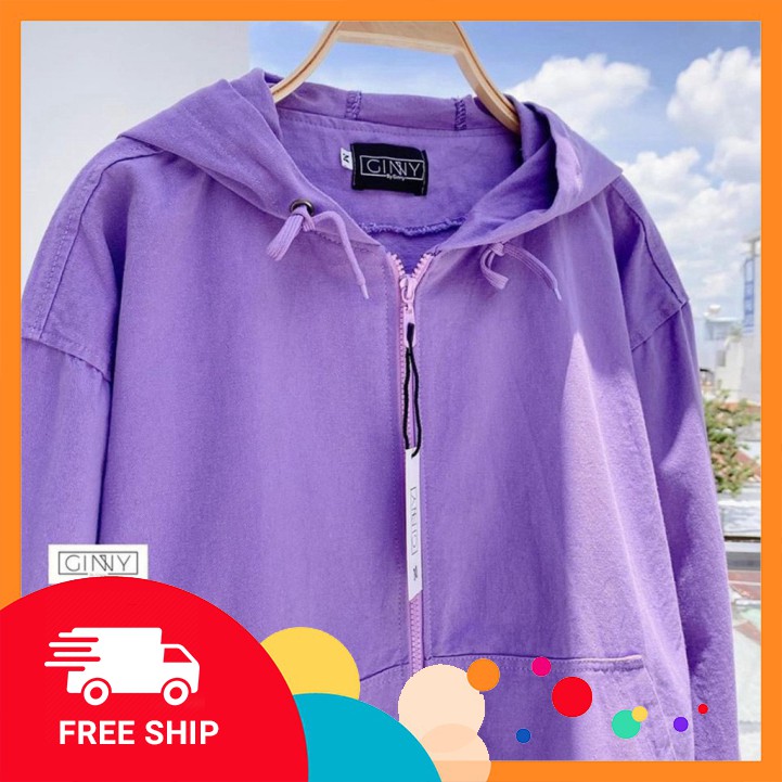 ÁO KHOÁC NỮ KAKI 1 LỚP FREESIZE MÀU ĐƠN NỮ TÍNH. | BigBuy360 - bigbuy360.vn