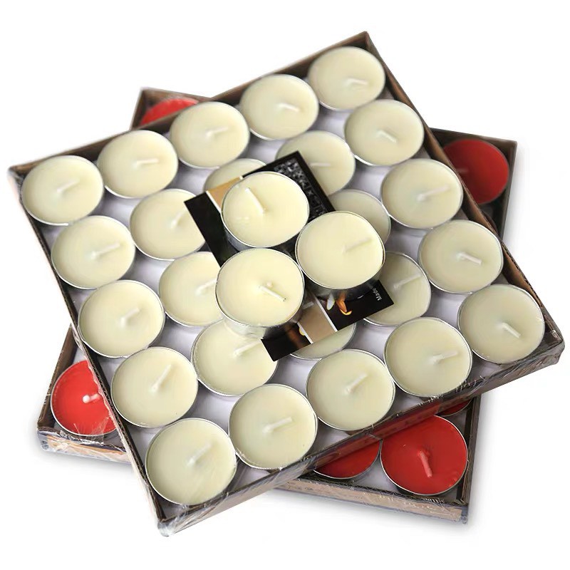 Nến tealight 100 viên không khói cháy liên tục 4h