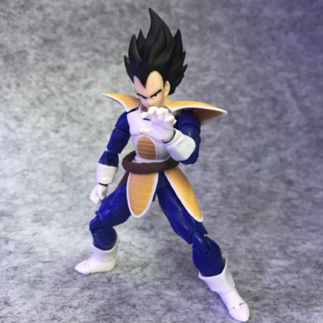 Mô hình khớp cử động Dragon Ball SHF Vegeta Fighting Suit Bida cao 16cm